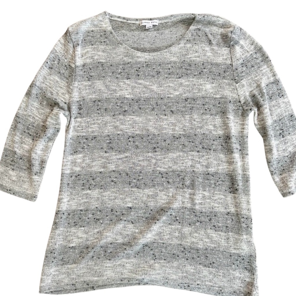 Alfred Sung 🇨🇦 Women’s Lightweight Sweater | Size XL | Speckled Grey |